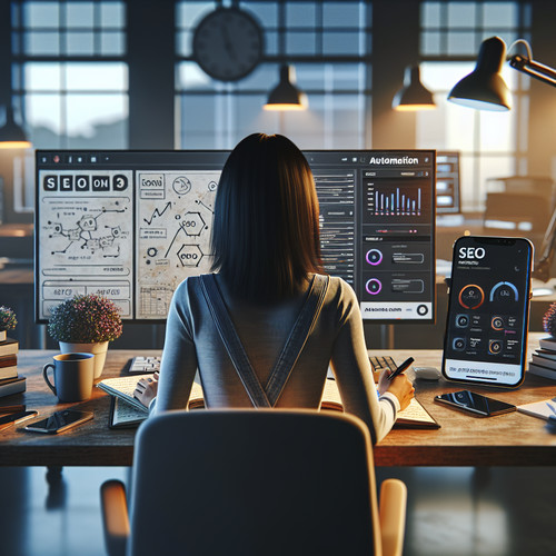 An image illustrating How to Balance Manual SEO With Automation for Optimal Results