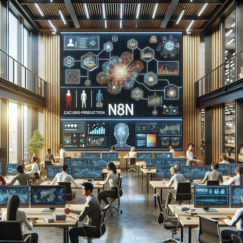 An image illustrating How to Use AI and Machine Learning with n8n