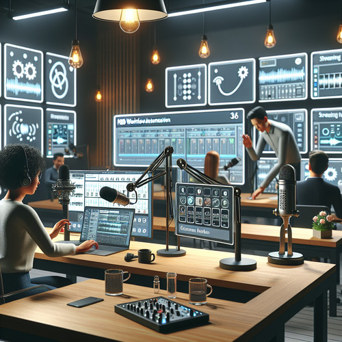 An image illustrating Using n8n for Podcast Publishing Automation