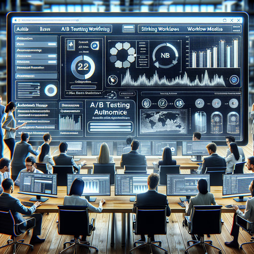 An image illustrating Automating A/B Test Reporting Using n8n for Faster Insights