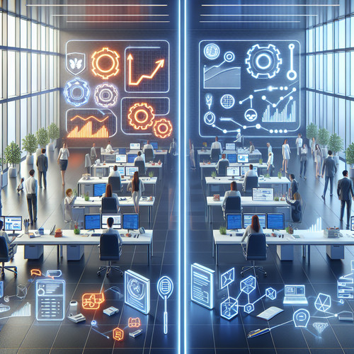 An image illustrating SEO Tools vs SEO Automation Key Differences