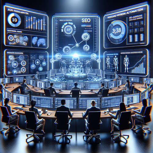 An image illustrating Advanced SEO Automation Techniques for 2025