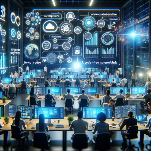 An image illustrating Automation News: Future of No-Code Tools in SEO Automation