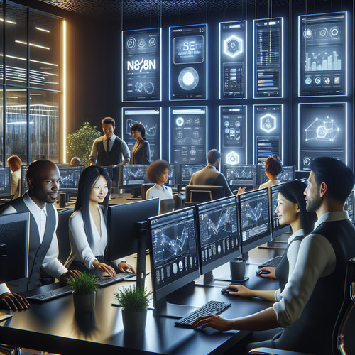 An image illustrating Interview with an Agency Owner: Scaling SEO Automation with n8n