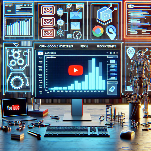 An image illustrating Using Google Workspace Automation for YouTube SEO Success