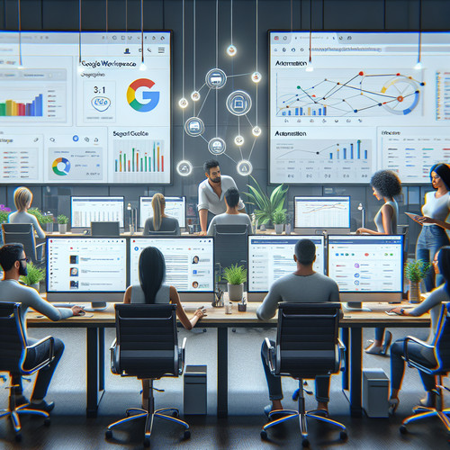 An image illustrating How to Combine Google Workspace with Ahrefs and Semrush for Seamless SEO Automation