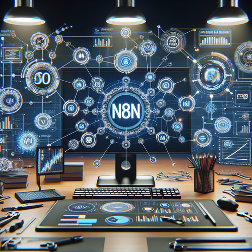 An image illustrating Automating Content Publishing Workflows with n8n for SEO Blogs