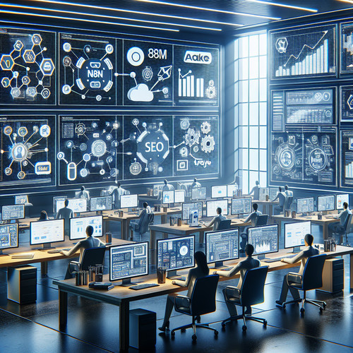 An image illustrating Automation News: Top 5 Automation Tools Competing with n8n in SEO