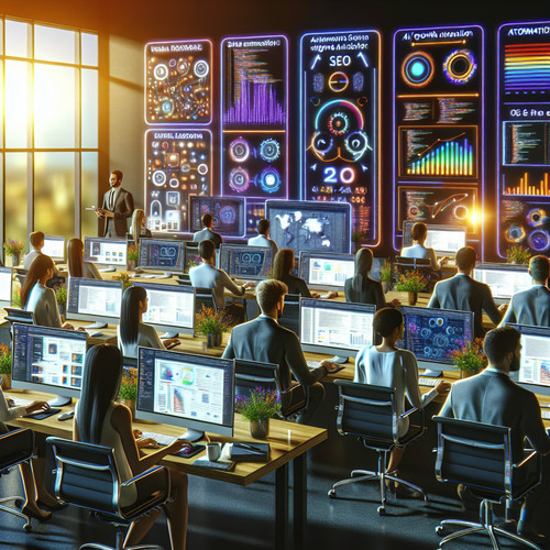 An image illustrating SEO News Analysis: The Benefits of Automating SEO at Scale