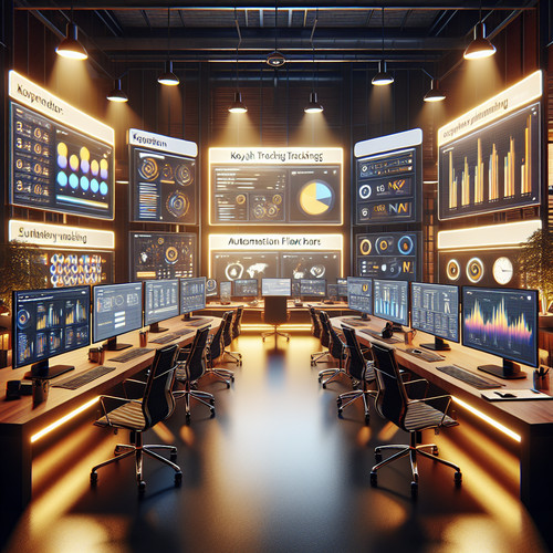 An image illustrating Automating Competitor Keyword Tracking with n8n