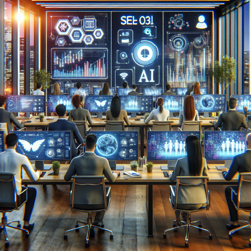 An image illustrating Breaking News: AI Joins SEO Automation Tools in 2025