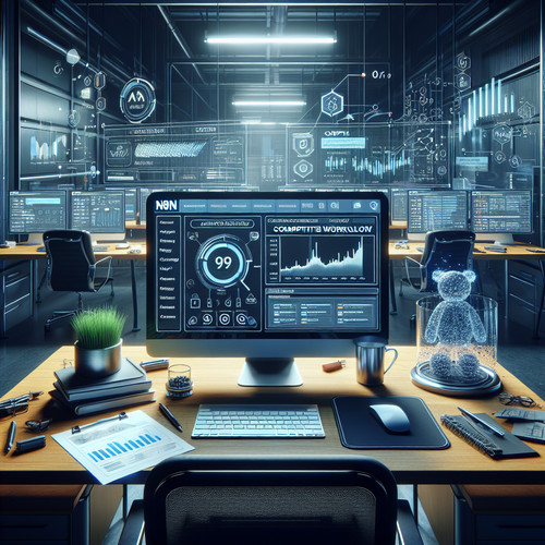 An image illustrating Automating Competitor Blog Post Monitoring with n8n