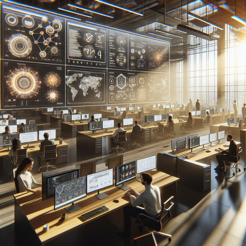 An image illustrating Global Automation News: Market Leaders in SEO Workflows