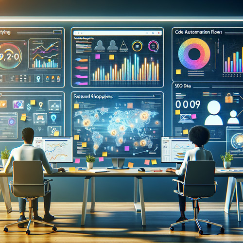 An image illustrating Example Workflow Automating Featured Snippets Research