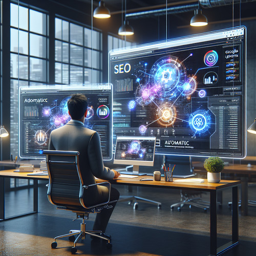 An image illustrating SEO News Analysis: Automation’s Role in Google Updates