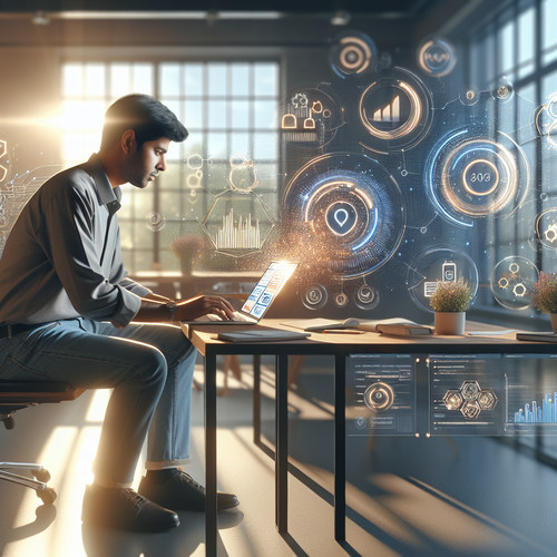 An image illustrating Automating Google Business Profile SEO Tasks with n8n