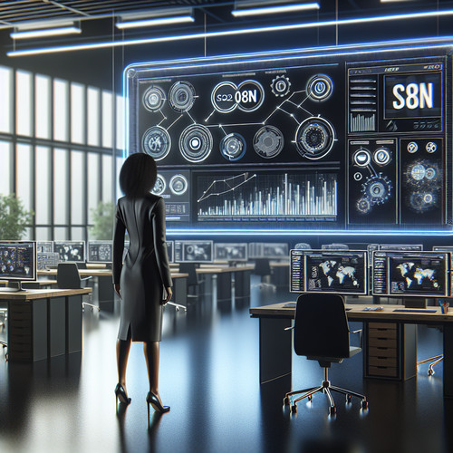 An image illustrating Automating Monthly SEO Client Reports with n8n