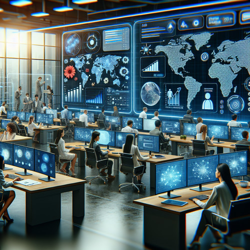 An image illustrating Global Automation News: AI-Powered SEO Workflows Rising