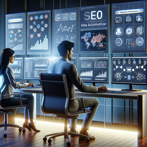 An image illustrating Examples of Automating SEO Reporting with Data Studio via n8n