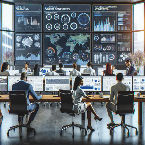 An image illustrating How Agencies Use n8n Examples for Automated Competitor Tracking