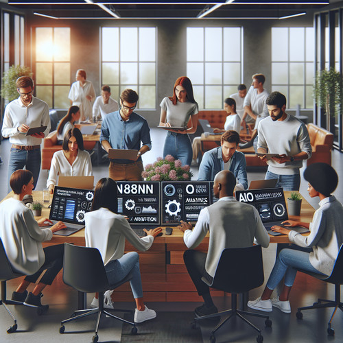 An image illustrating Interview with Startup Founders on Using n8n for SEO Growth