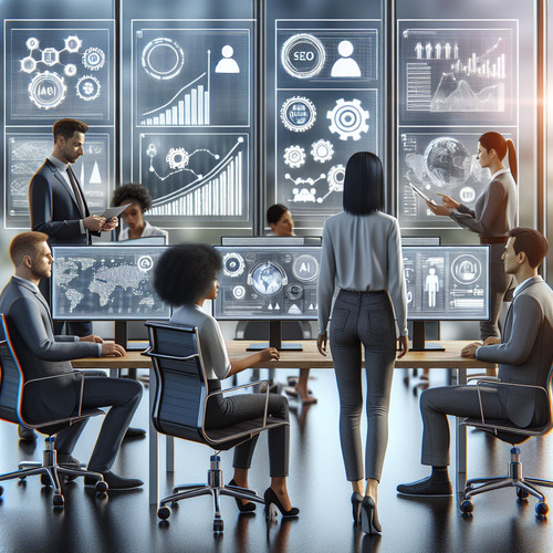 An image illustrating SEO Automation News: Automation Trends in Enterprise SEO