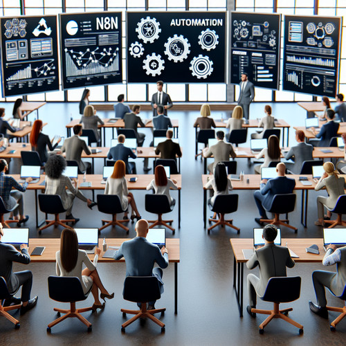 An image illustrating Interview with Educators Teaching n8n for SEO Automation