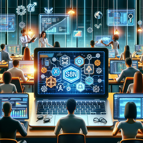 An image illustrating Free n8n Automation Templates for SEO Link Building